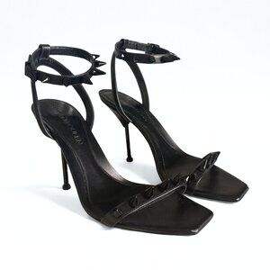 Alexander McQueen Punk Stud Ankle Strap Sandal